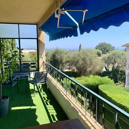 Vence T3 Vue Mer Grande Terrasse Extérieur photo