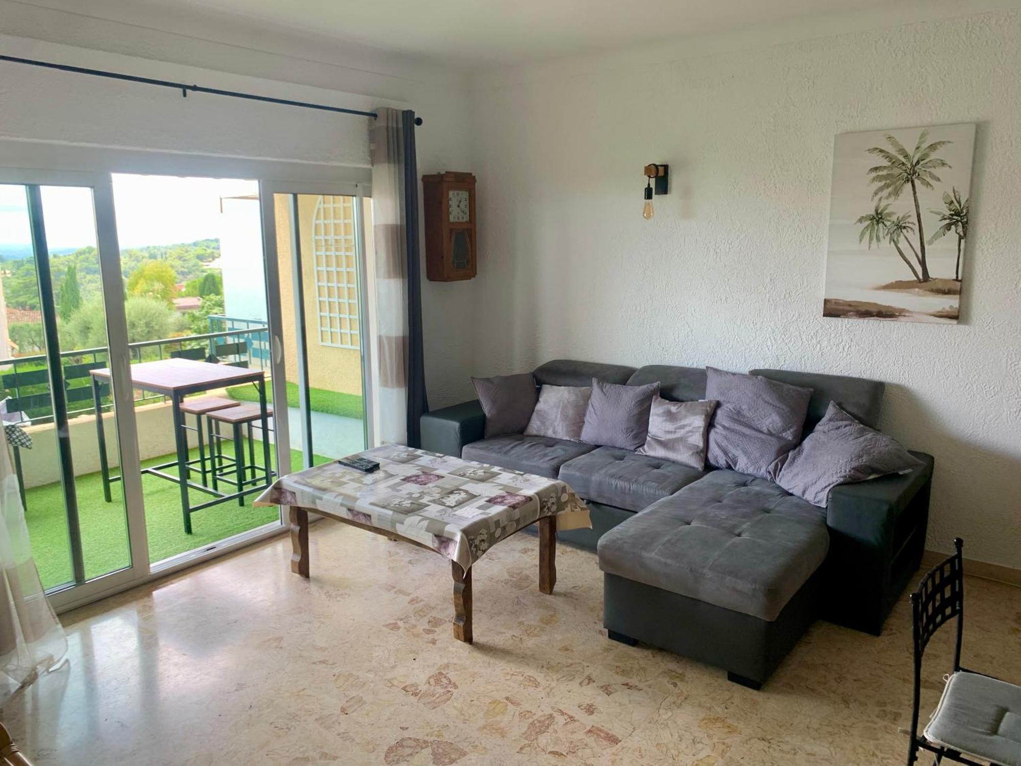 Vence T3 Vue Mer Grande Terrasse Extérieur photo